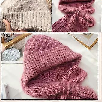 CozySnow™Windproof Multi-Purpose Knitted Winter Hooded Scarf