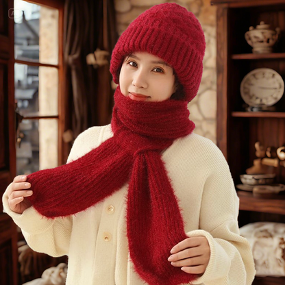 CozySnow™Windproof Multi-Purpose Knitted Winter Hooded Scarf