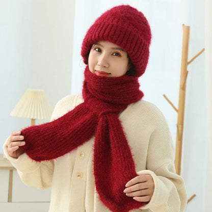 CozySnow™Windproof Multi-Purpose Knitted Winter Hooded Scarf